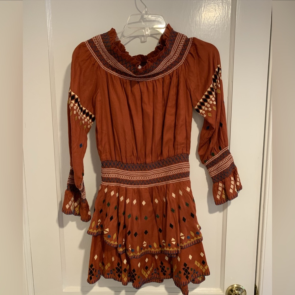 Red Carter Fit & Flare Dress